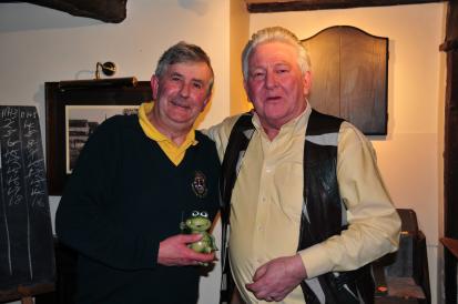 Lion President Colin Marsh of Haywards Heath Lions has again won the Toad.